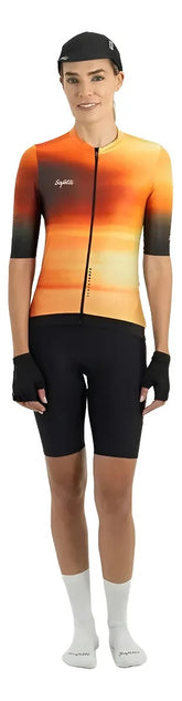 Jersey Ciclismo M/C Safetti Goldhour Mujer